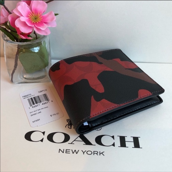 Coach Menβs Wallet F88270 - Picture 1 of 4